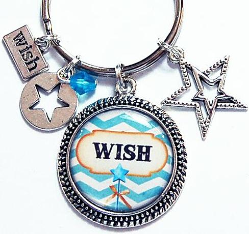 Wish Upon Stars Keychain - Kelly's Handmade