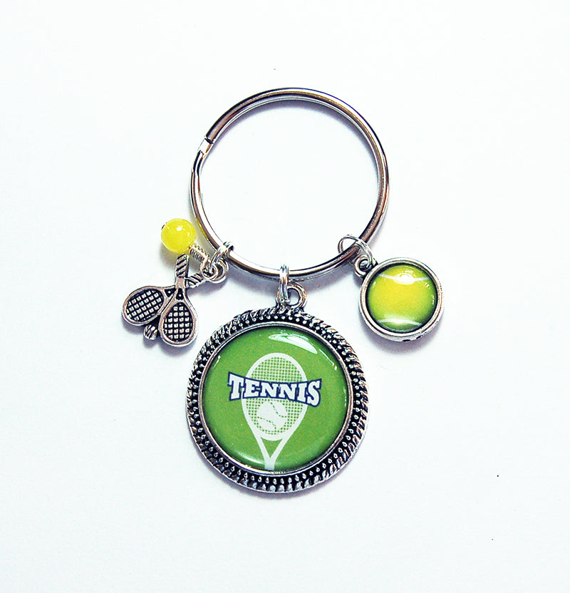Tennis Player Keychain - Kelly's Handmade