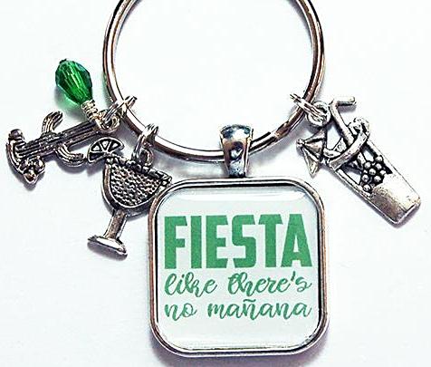 Fiesta Party Keychain - Kelly's Handmade