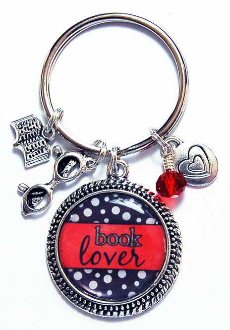 Book Lover Keychain - Kelly's Handmade