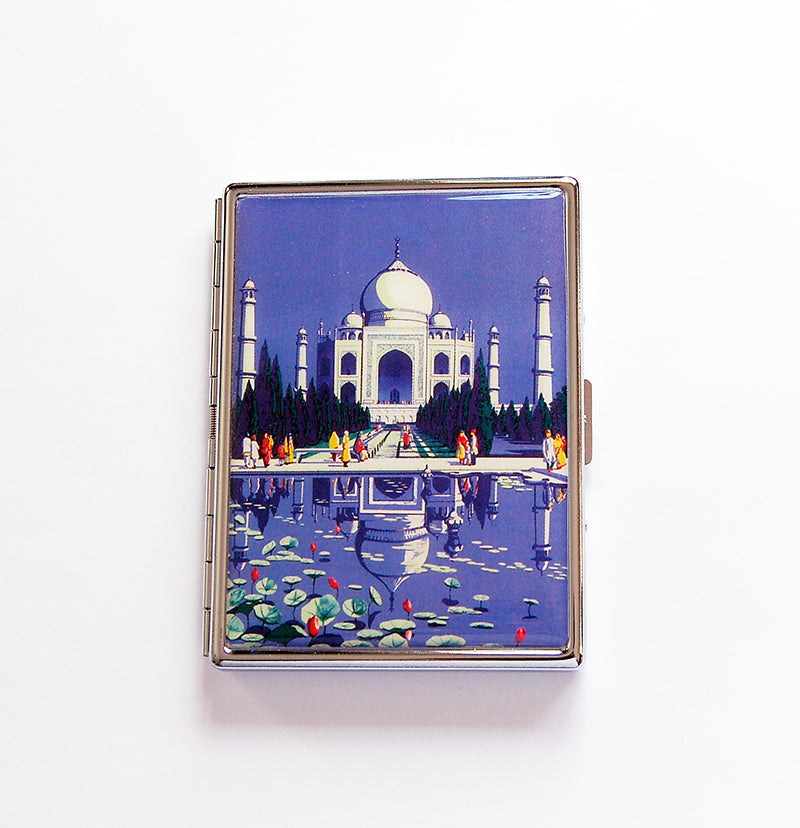 Taj Mahal Slim Cigarette Case - Kelly's Handmade