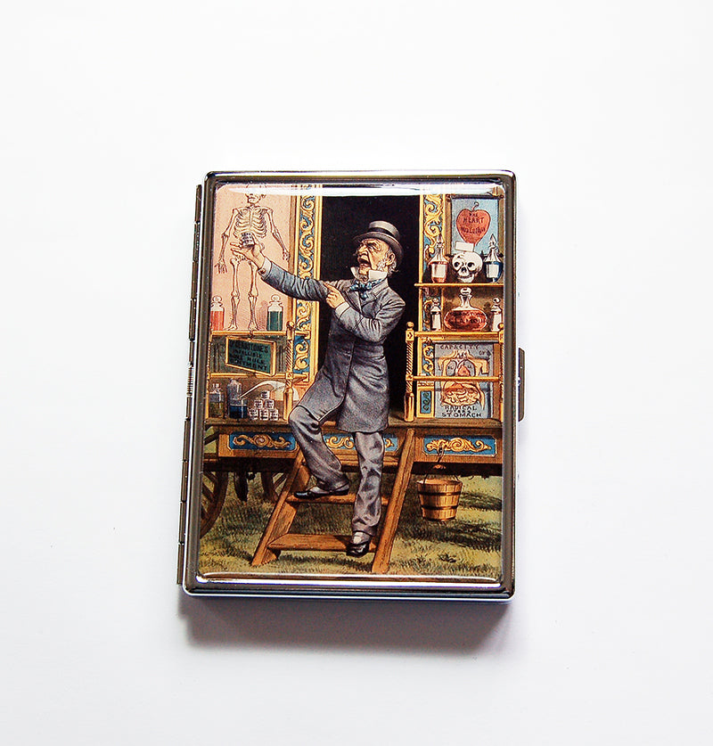 Snake Oil Salesman Slim Cigarette Case - Kelly's Handmade