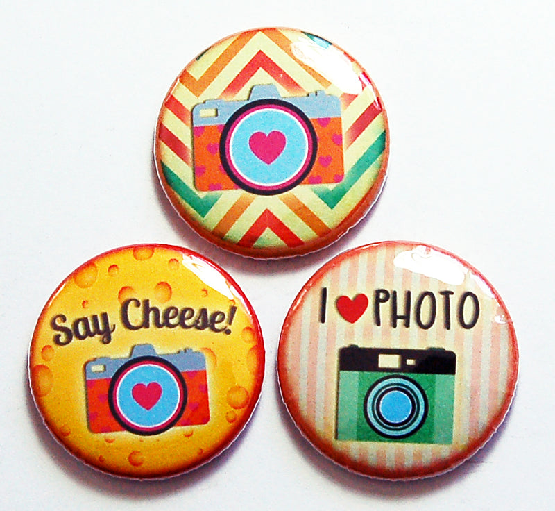 Photography Love Magnet Trio - Kelly's Handmade