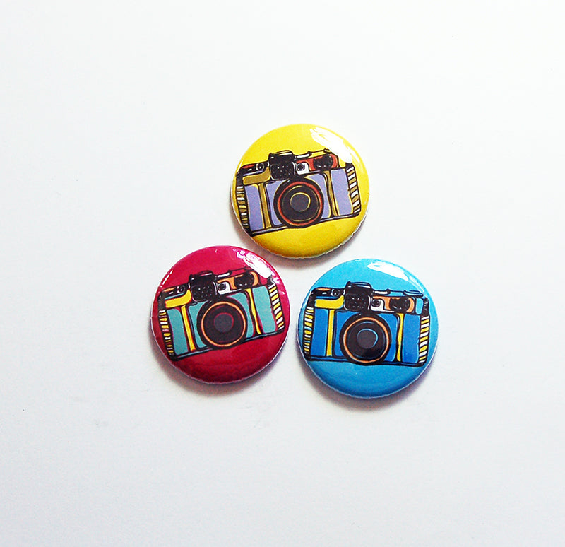 Photography Camera Magnet Trio - Kelly's Handmade