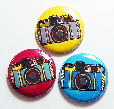 Photography Camera Magnet Trio - Kelly's Handmade