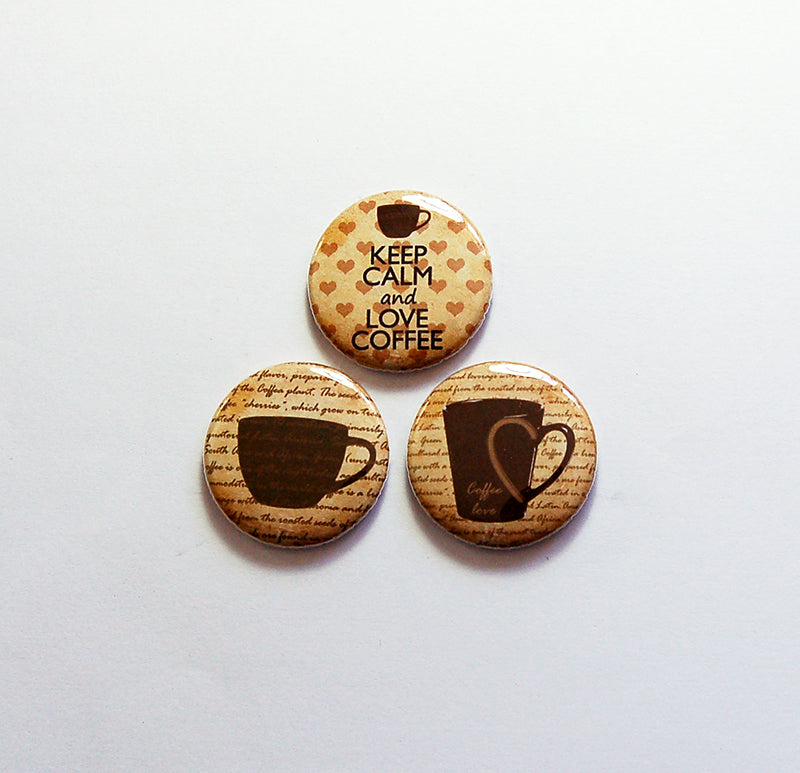 Coffee Lover Magnet Trio - Kelly's Handmade