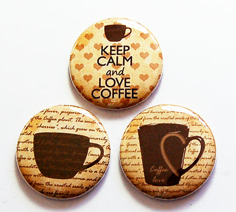 Coffee Lover Magnet Trio - Kelly's Handmade