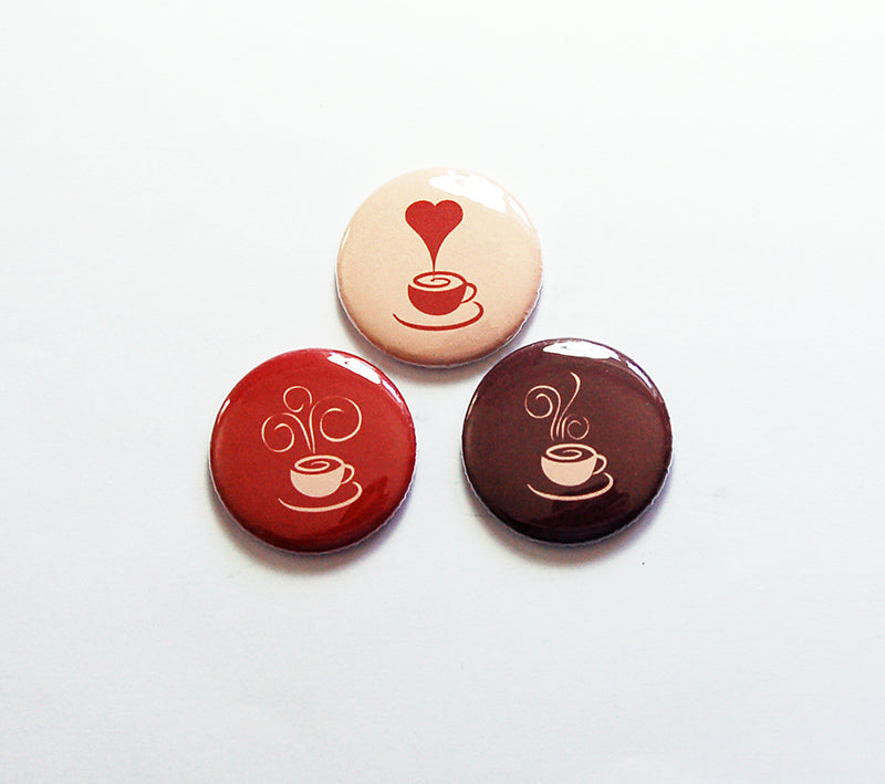 Coffee Lovers Magnet Trio - Kelly's Handmade