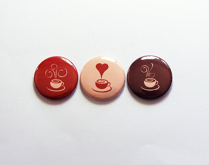 Coffee Lovers Magnet Trio - Kelly's Handmade