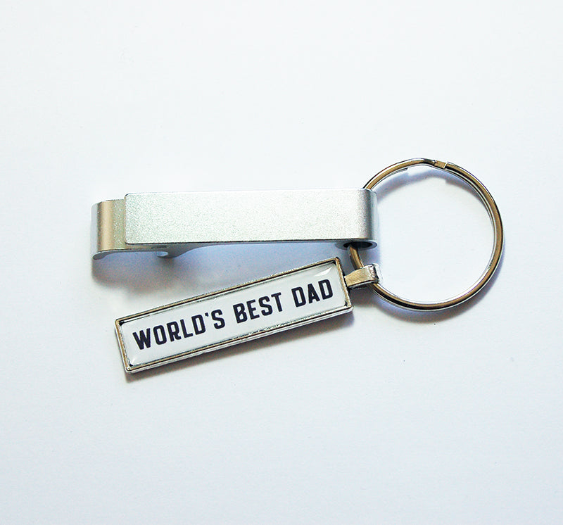 World's Best Dad Keychain Bottle Opener - Kelly's Handmade