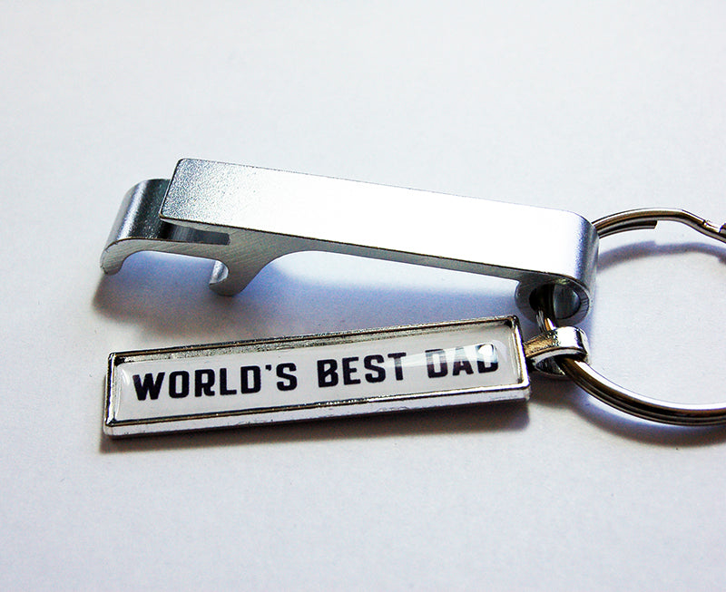 World's Best Dad Keychain Bottle Opener - Kelly's Handmade