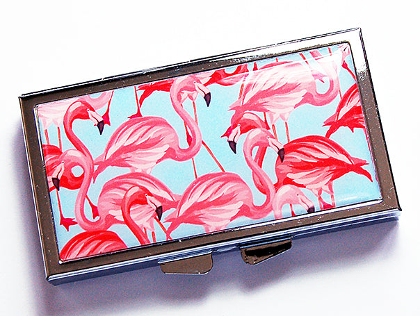 Flamingo 7 Day Pill Case - Kelly's Handmade