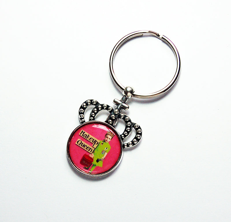 Makeup Queen Crown Keychain - Kelly's Handmade