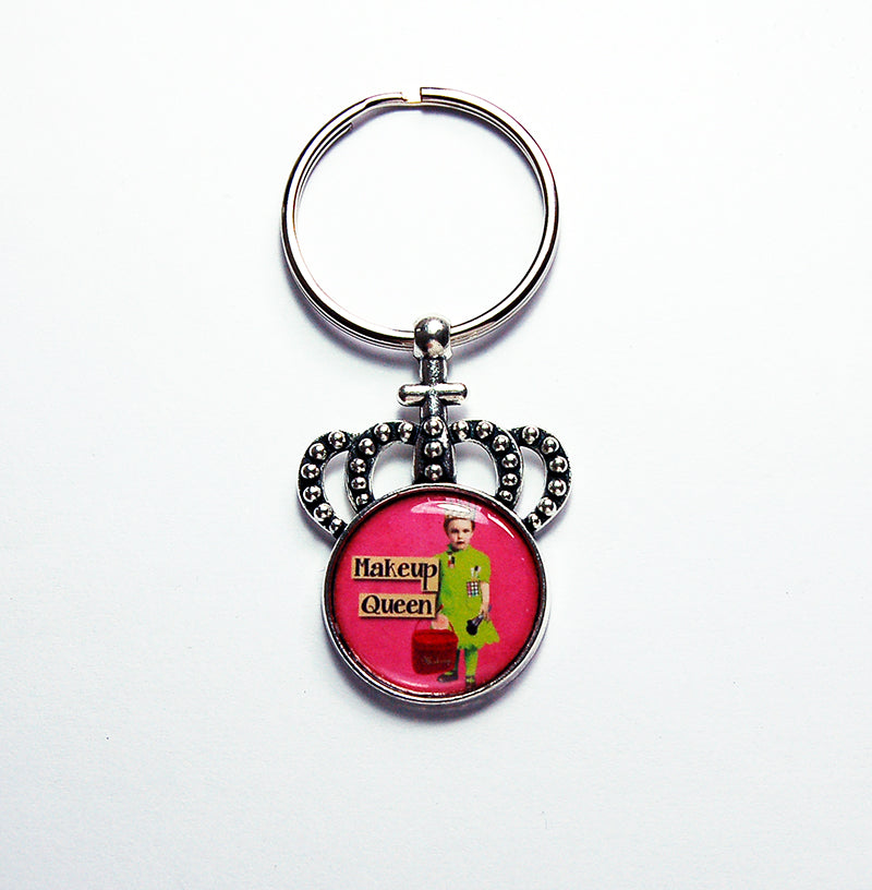 Makeup Queen Crown Keychain - Kelly's Handmade