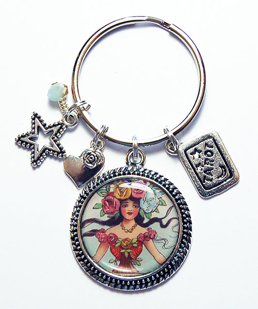 Fortune Teller Gypsy Keychain - Kelly's Handmade