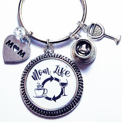 Mom Life Keychain - Kelly's Handmade
