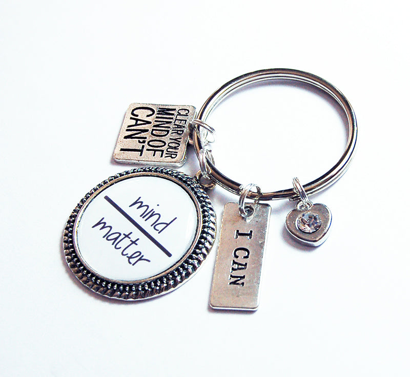 Mind Over Matter Keychain - Kelly's Handmade