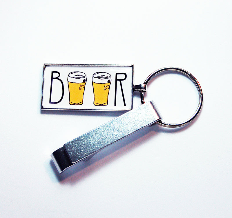 Beer Keychain Bottle Opener - Kelly's Handmade