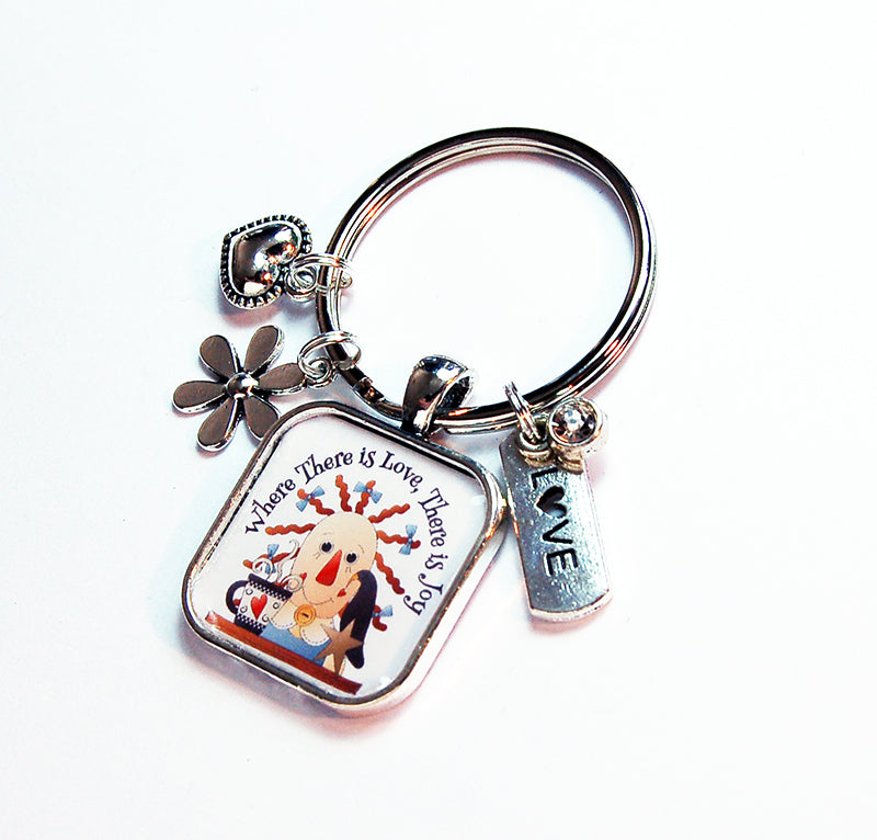 Where This Is Love Keychain - Kelly's Handmade