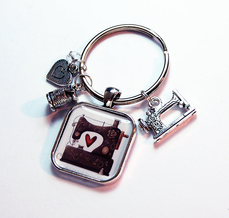 Sewing Machine Keychain - Kelly's Handmade