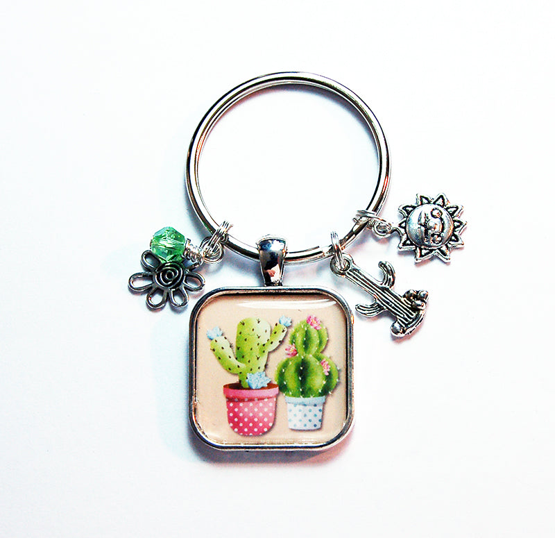 Cactus Keychain - Kelly's Handmade