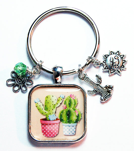 Cactus Keychain - Kelly's Handmade