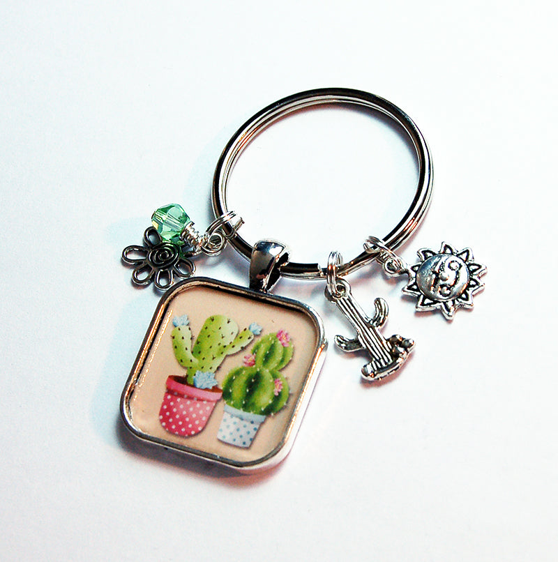 Cactus Keychain - Kelly's Handmade