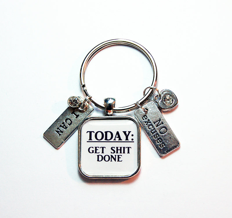 Get Shit Done Keychain - Kelly's Handmade