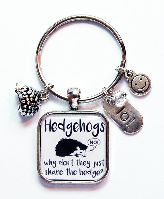 Hedgehog Keychain - Kelly's Handmade