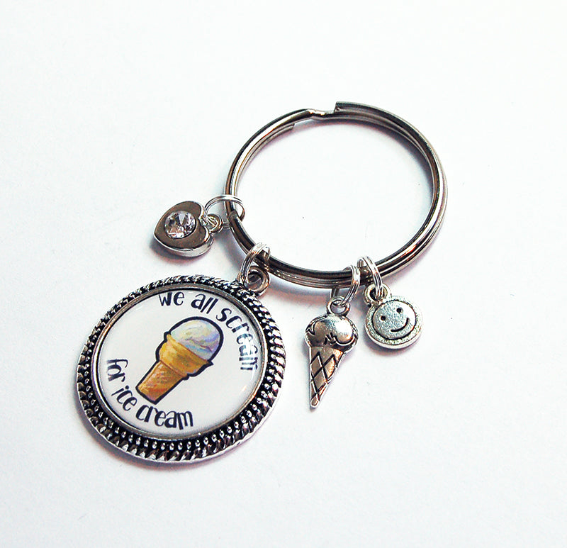 Ice Cream Keychain - Kelly's Handmade