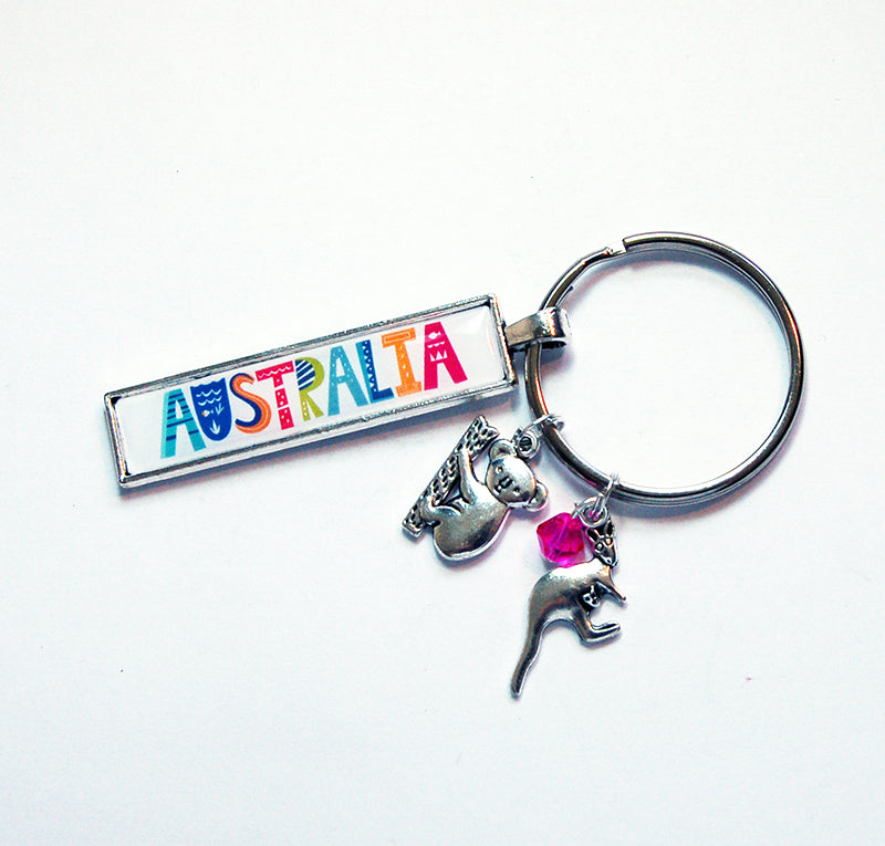Australia Keychain #2 - Kelly's Handmade