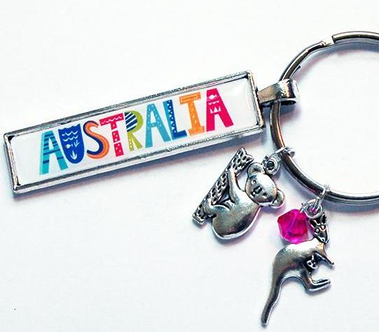 Australia Keychain #2 - Kelly's Handmade