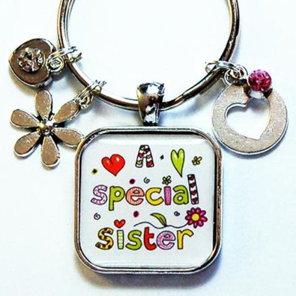 A Special Sister Keychain - Kelly's Handmade