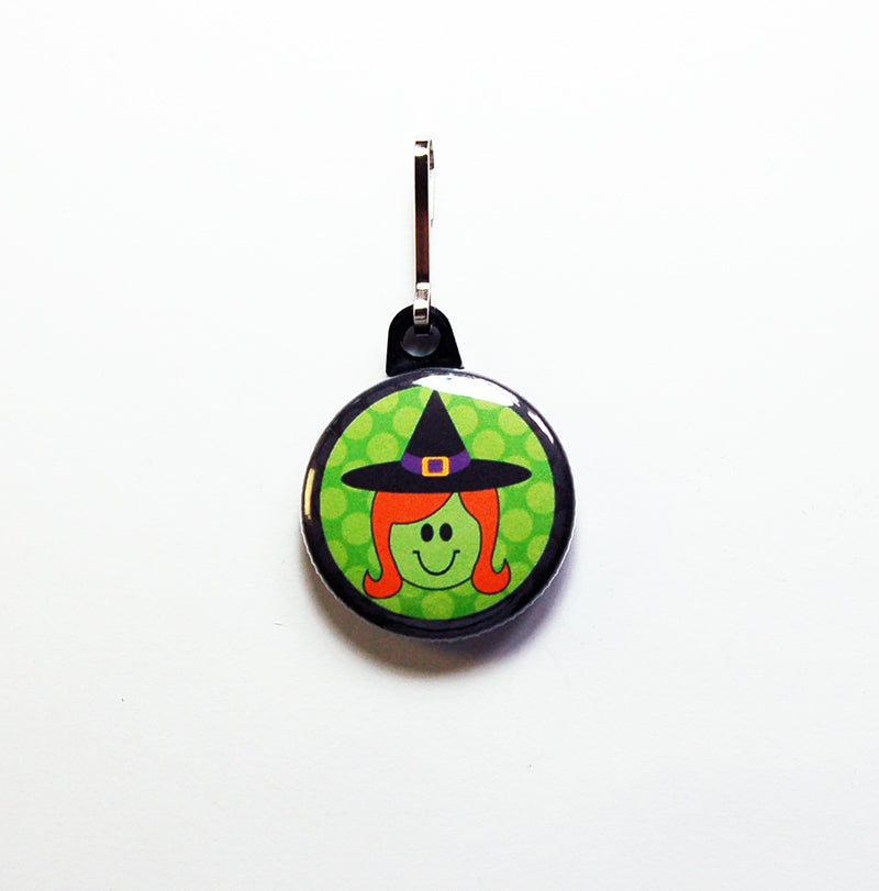 Halloween Witch Zipper Pull - Kelly's Handmade