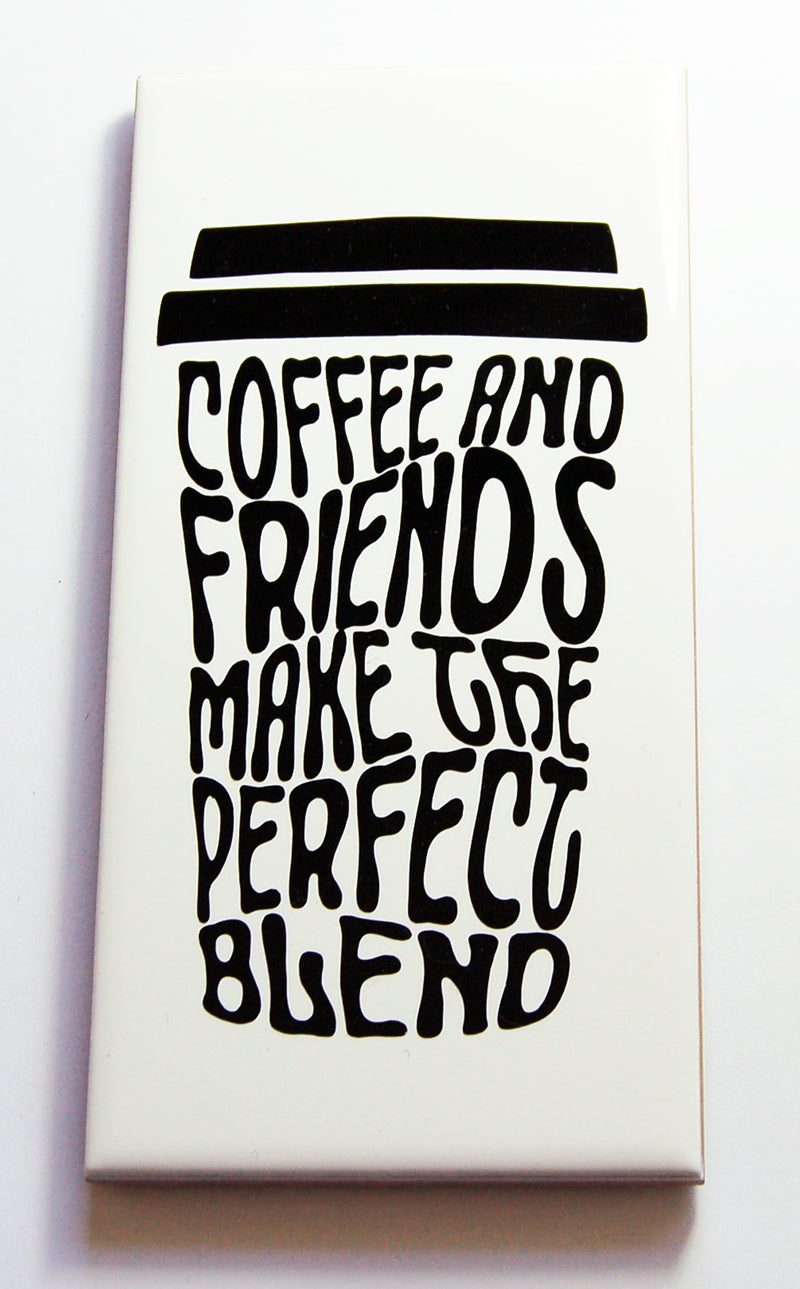 Coffee and Friends Sign In Black - Kelly's Handmade