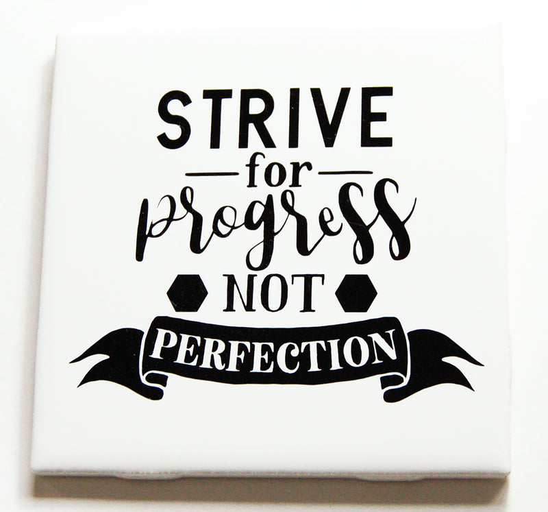 Progress Not Perfection Sign In Black - Kelly's Handmade