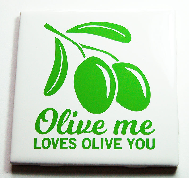 Olive Me Loves Olive You Sign In Green - Kelly's Handmade