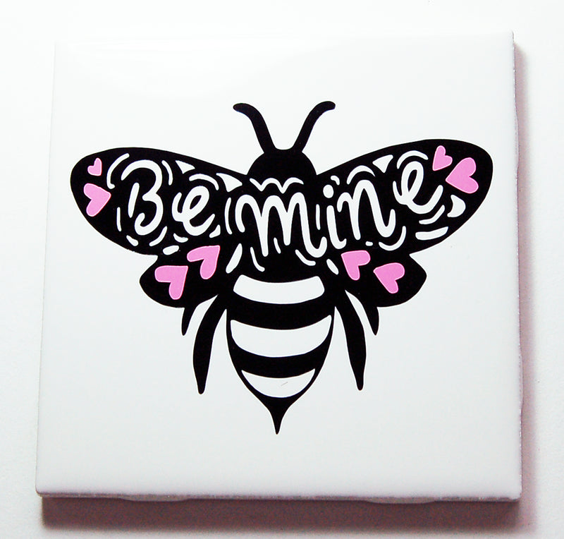 Be Mine Sign In Black White & Pink - Kelly's Handmade