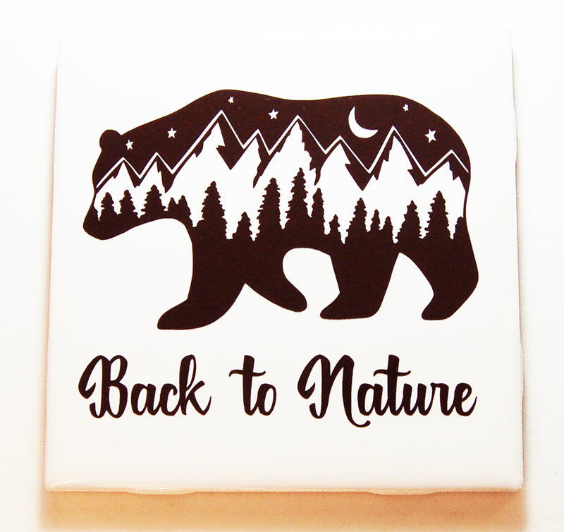 Back to Nature Bear Sign In Brown - Kelly's Handmade