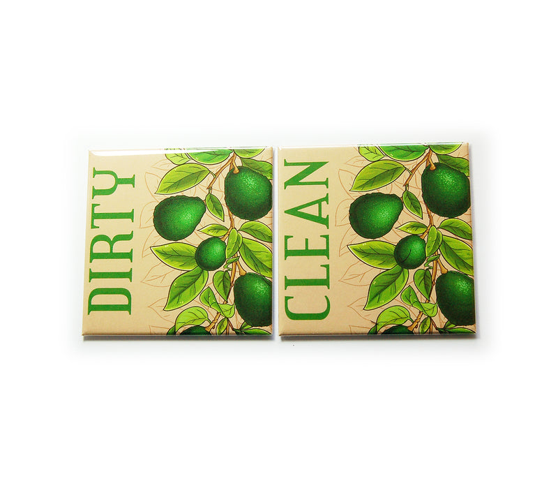 Avocado Clean & Dirty Dishwasher Magnets - Kelly's Handmade