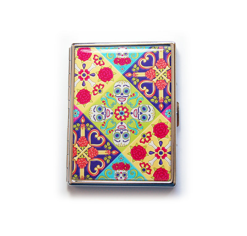 Mexican Tile Slim Cigarette Case - Kelly's Handmade