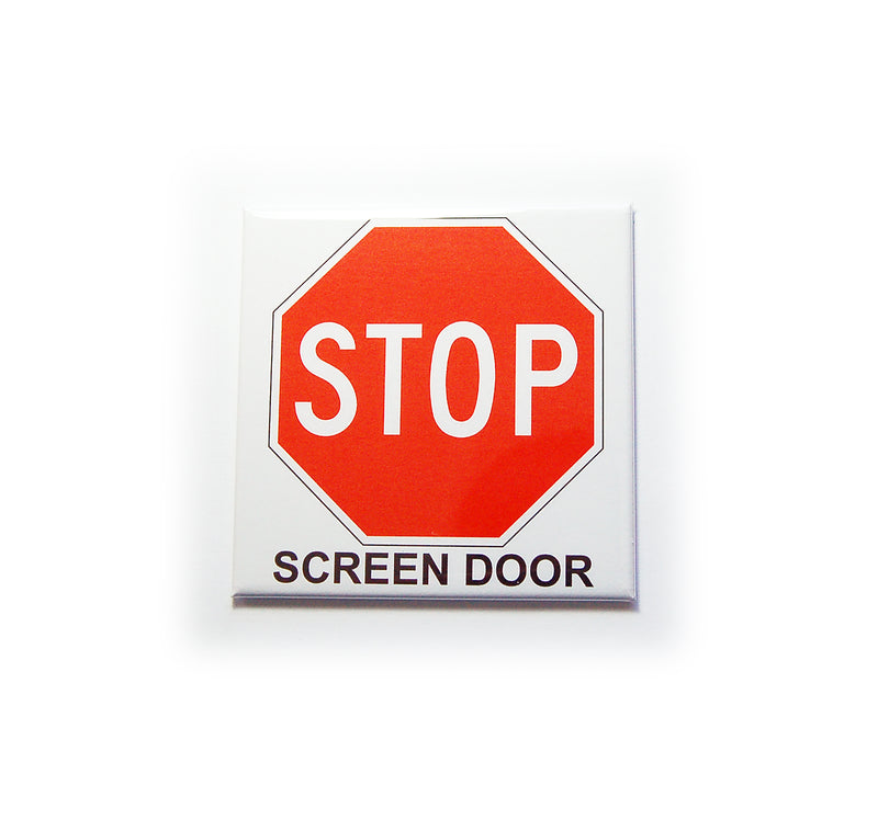 Stop Sign Screen Door Warning Magnets - Kelly's Handmade