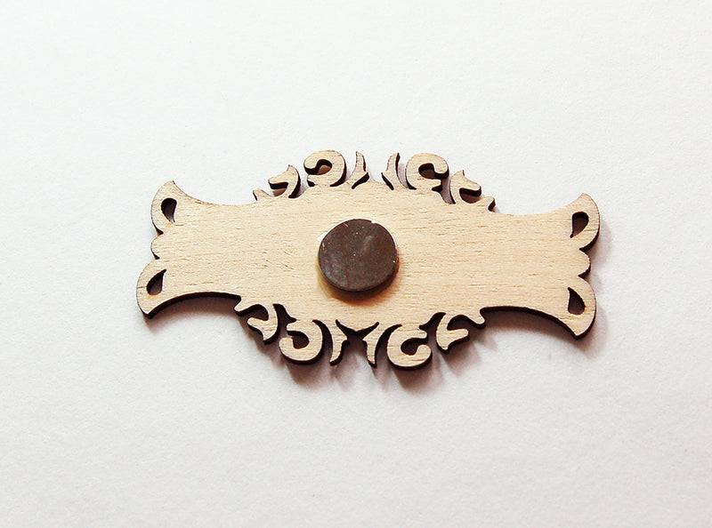 Red Wine Magnet Set On Wood Veneer - Kelly's Handmade