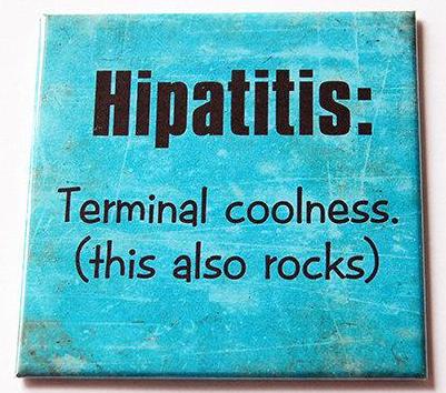 Hipatitis Terminal Coolness Magnet - Kelly's Handmade