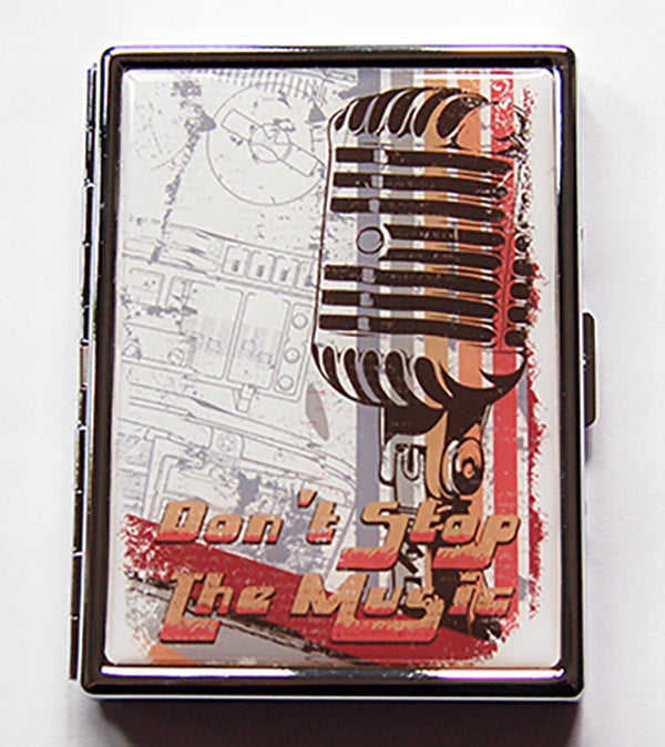 Don't Stop The Music Compact Cigarette Case - Kelly's Handmade
