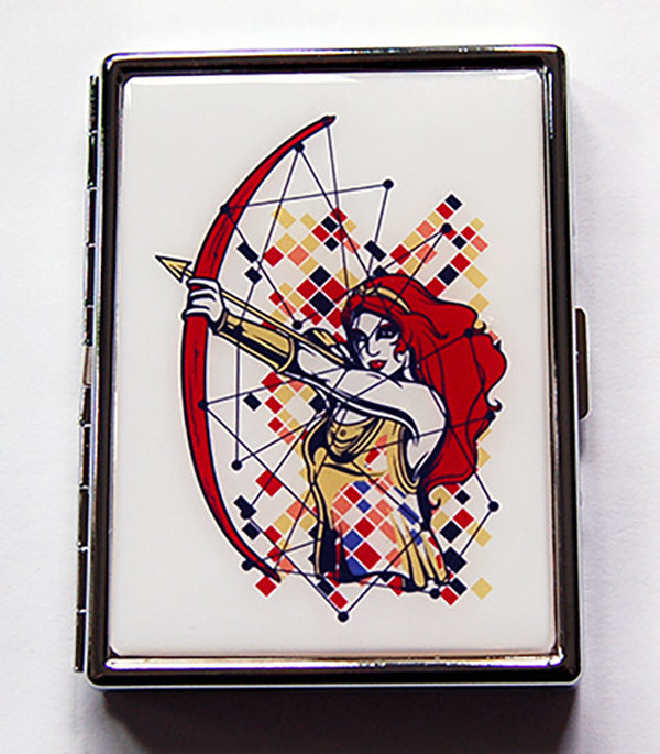 Warrior Woman Slim Cigarette Case - Kelly's Handmade