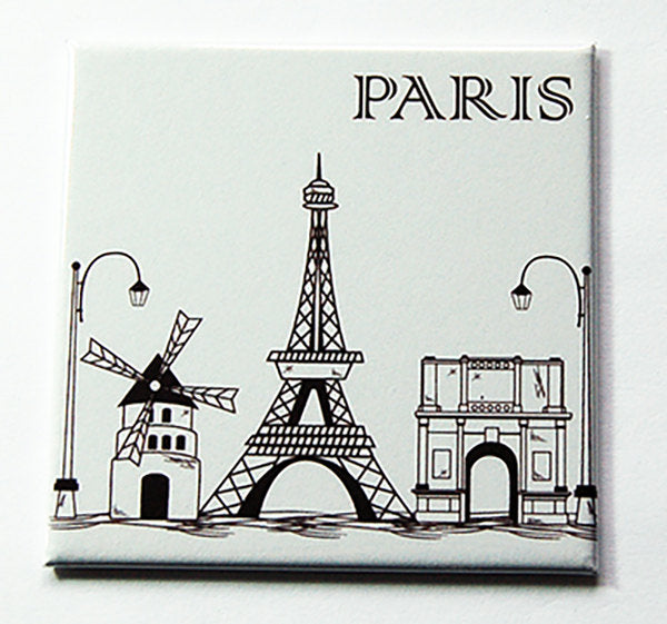 Paris Travel Magnet - Kelly's Handmade