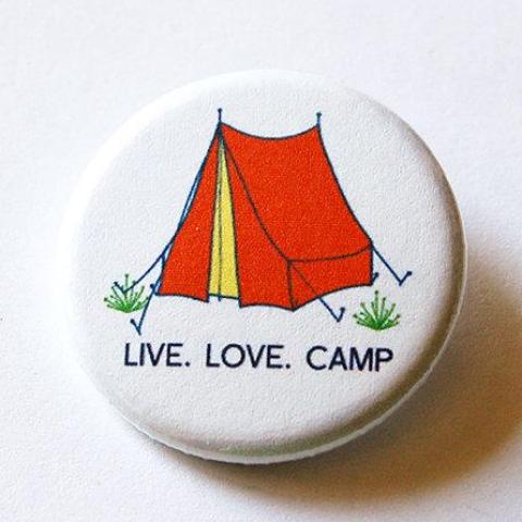 Live Love Camp Tent Pin - Kelly's Handmade