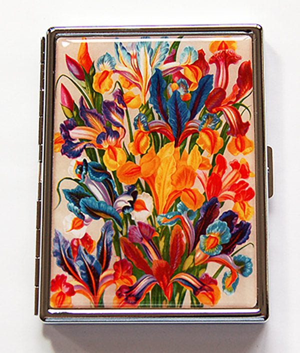 Floral Slim Cigarette Case in Bright Colors - Kelly's Handmade