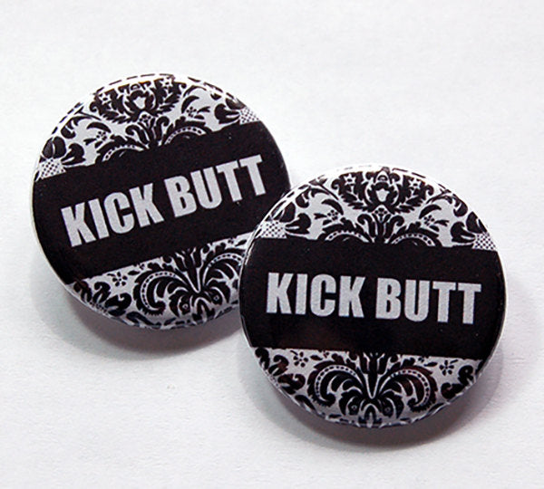 Kick Butt Shoelace Charms - Kelly's Handmade
